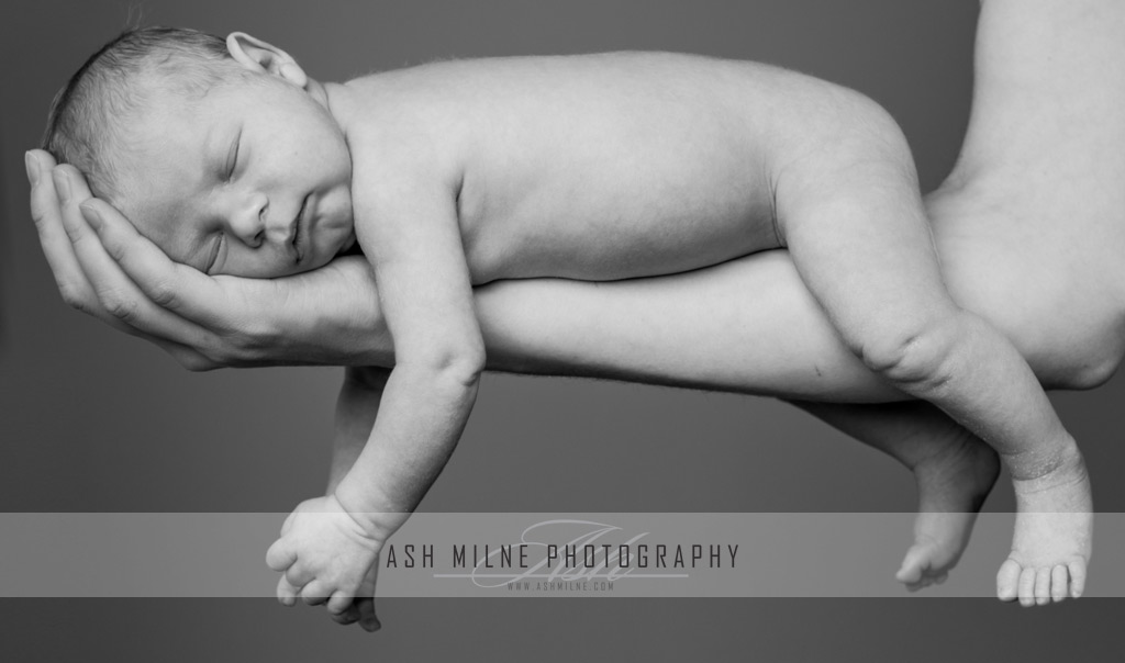 Harry - Newborn Photography by Ash Milne Photography.